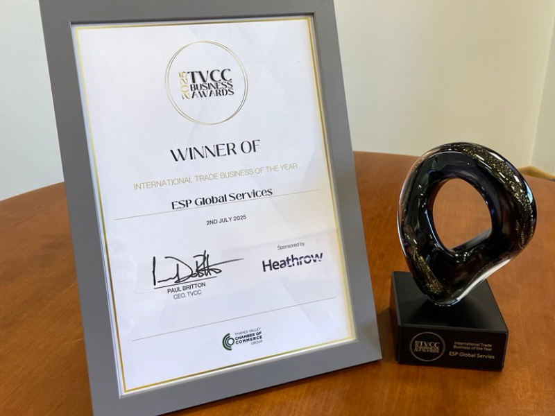 ESP wins International Trade Business of the Year